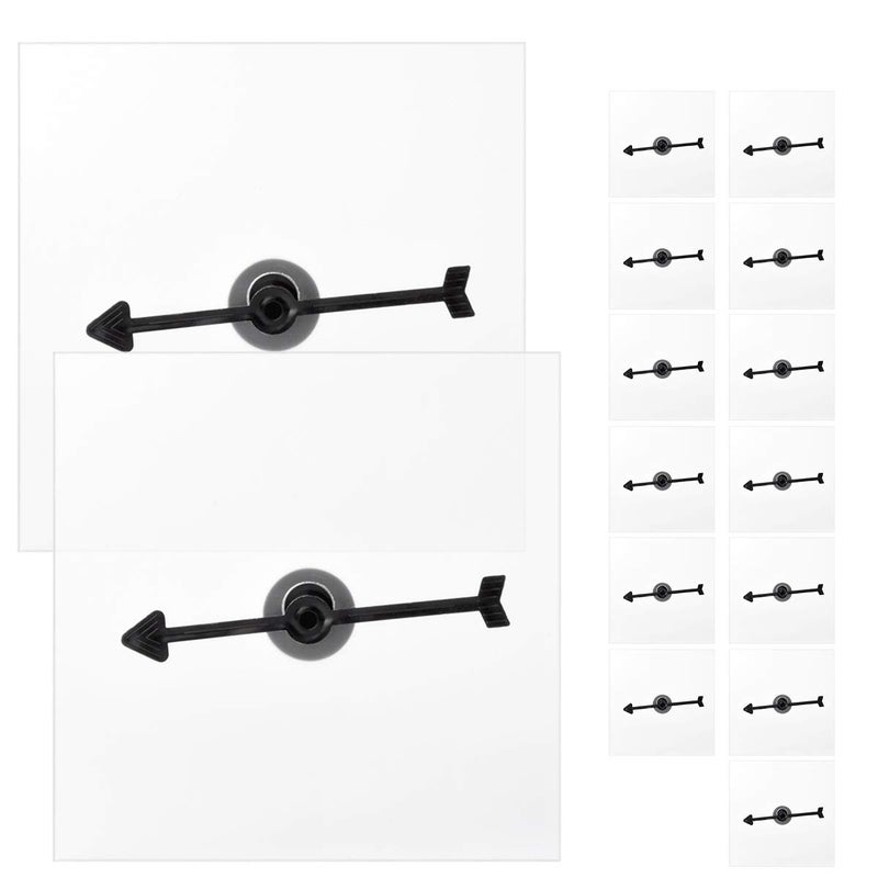 Hotusi Game Spinner Transparent Spinners Dry Erase Math Game Spinner with Rotating Arrow for Party Games and Teaching 15Pack - Image 2