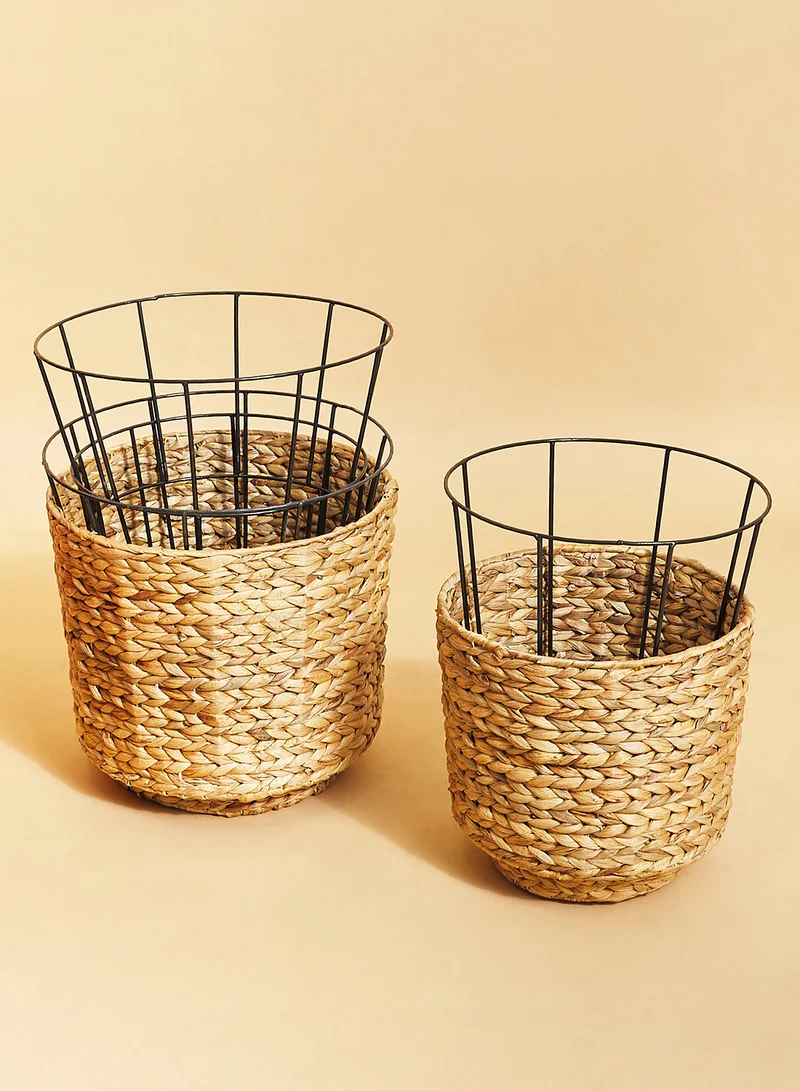 Ayra SET OF 2 SEAGRASS PLANTER SET OF 2
