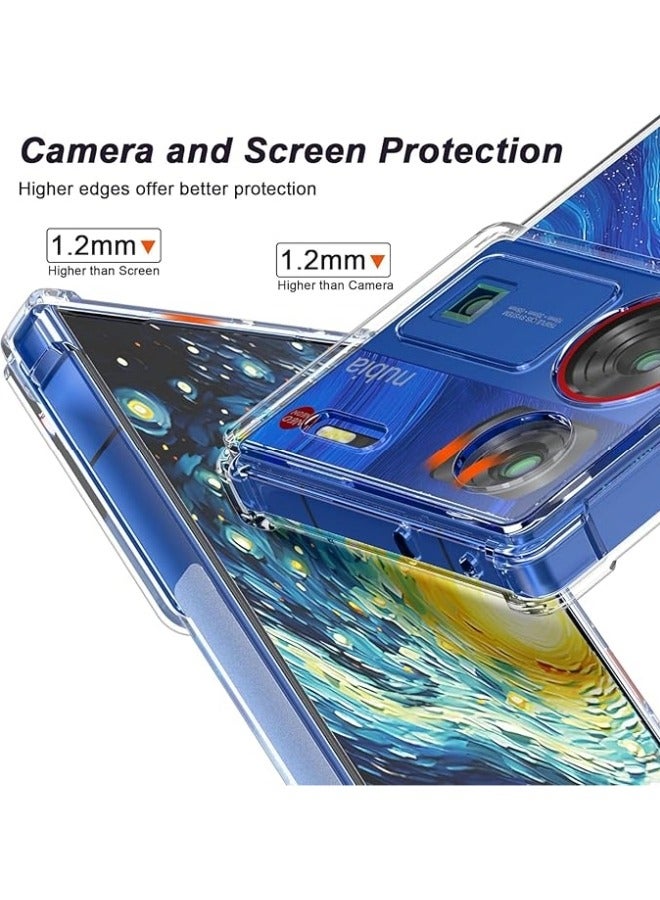 general Clear Case Compatible with ZTE Nubia Z60 Ultra 5G, Slim Fit TPU Transparent Soft Back Cover with 4 Corner Shockproof Airbag and Camera Lens Protection - Image 5
