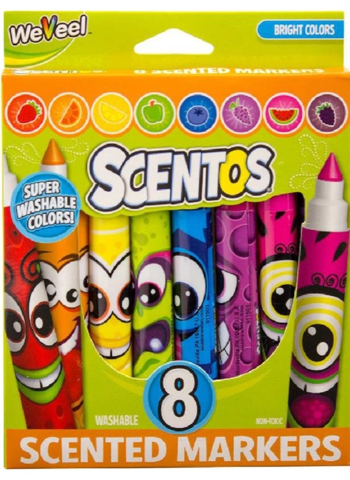 Weveel - Scentos Scented Color Marker (Washable) Assorted Color8 Colors - Image 1
