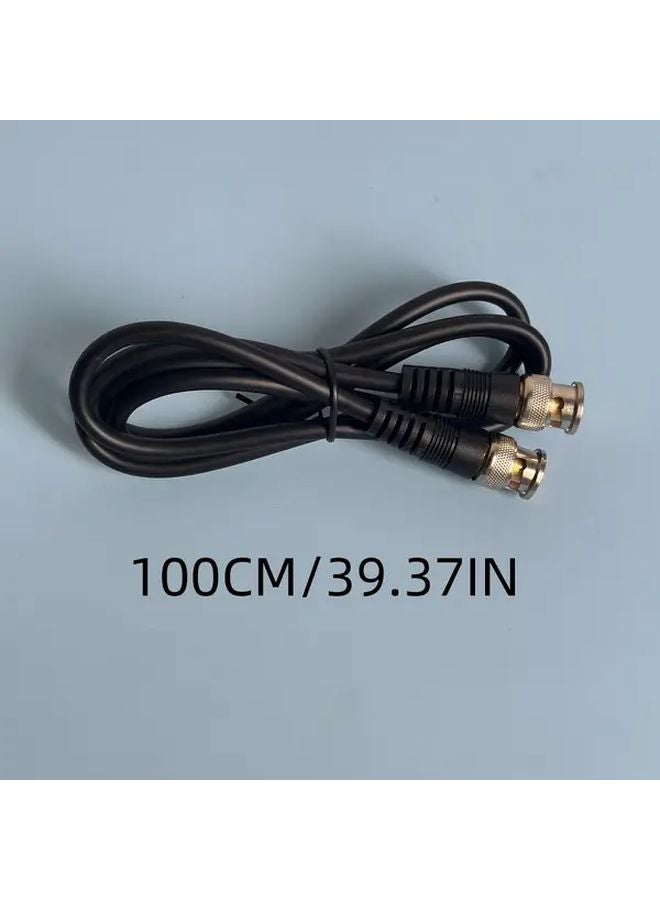 53 سم كابل BNC ذكر إلى ذكر أسود أمتداد كاميرا الأمن CCTV AHD محوري - Image 4