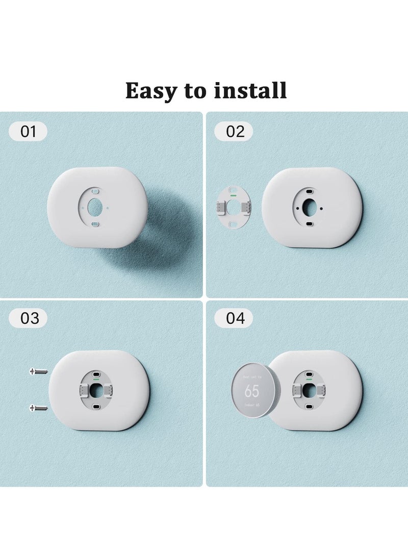 Nest Google Nest thermostat cutting kit snow shell  - Image 3