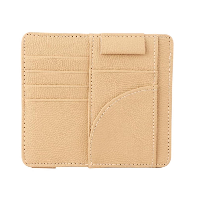 Multifunctional Car Organizer & Ball Organizer for License and All Personal Cards / EWW10 - Beige - Image 1