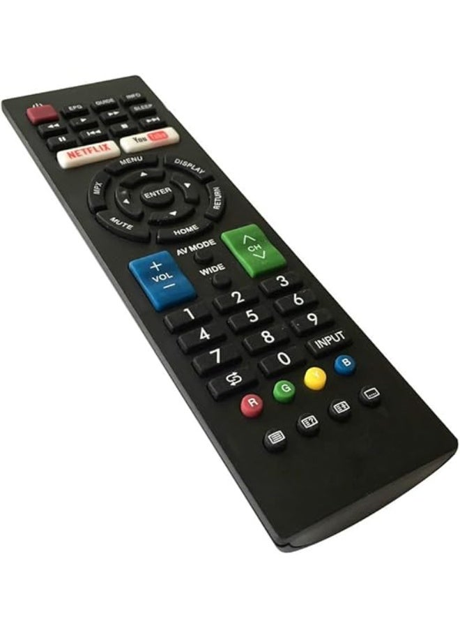 Remote control suitable for Sharp device - black - Image 2