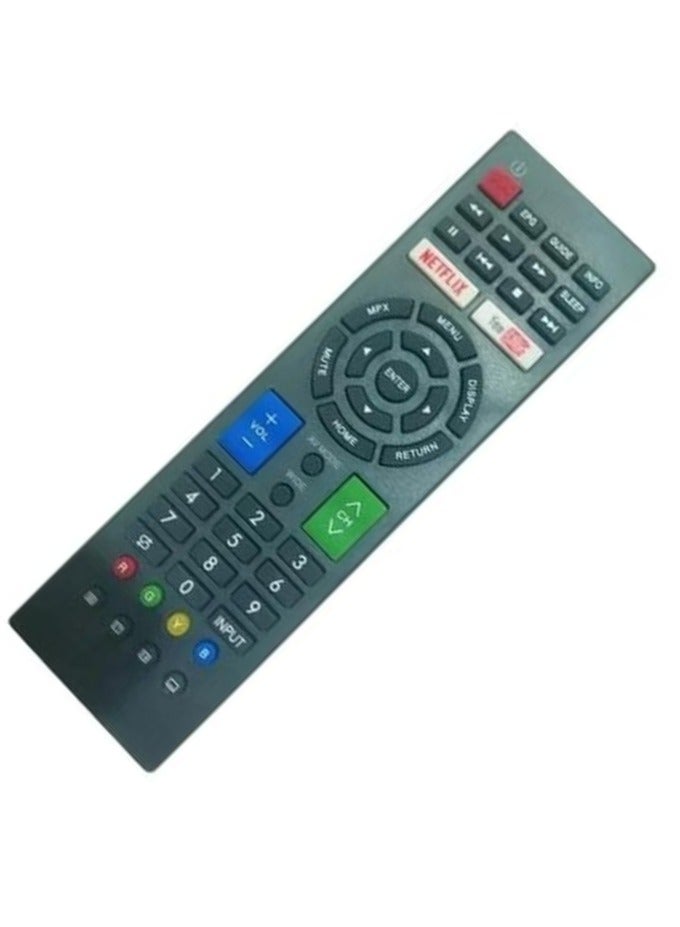 Remote control suitable for Sharp device - black - Image 5