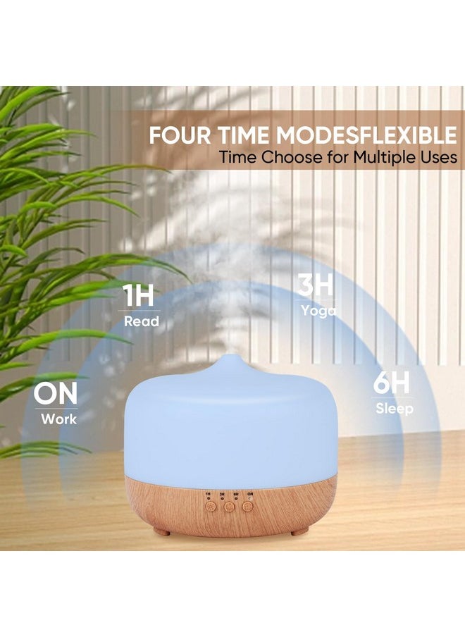 HAPPTWS 1000Ml Essential Oil Diffuser Remote Control Aromatherapy Diffuser 7 Color Changing Led For Large Room Home  - Image 4