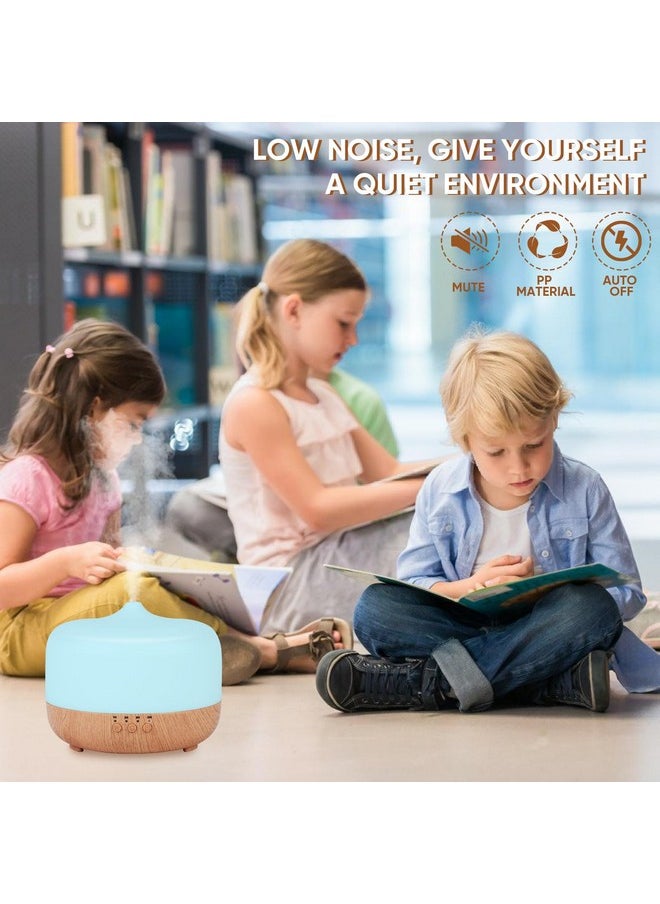 HAPPTWS 1000Ml Essential Oil Diffuser Remote Control Aromatherapy Diffuser 7 Color Changing Led For Large Room Home  - Image 5