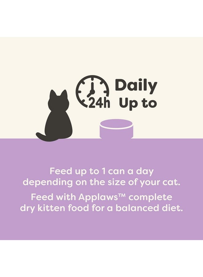 Applaws Natural Wet Cat Food in Broth, Limited Ingredient Canned Wet Cat Food, No Additives, Made with Natural Ingredients, Kitten Variety in Broth Cans (16 x 2.47oz Cans) - Image 5