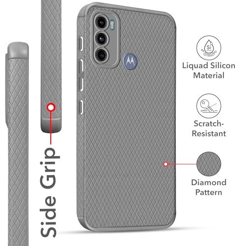 Jkobi Back Cover Case for Motorola Moto G40 Fusion | G60 (Liquid Silicone | Side Grip | Camera Protection) - Image 2