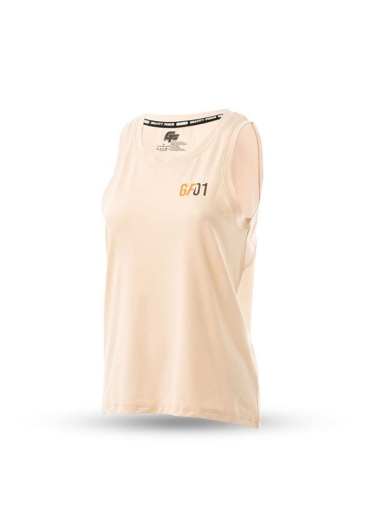 گریوِٹی فورس جرافيتي فورس بلوزة نسائية قطن بحمالات قابلة للتعديل – ياقة دائرية بدون أكمام، خفيفة الوزن وقابلة للتهوية، ملابس صيفية كاجوال وملابس رياضية للجيم - Image 2