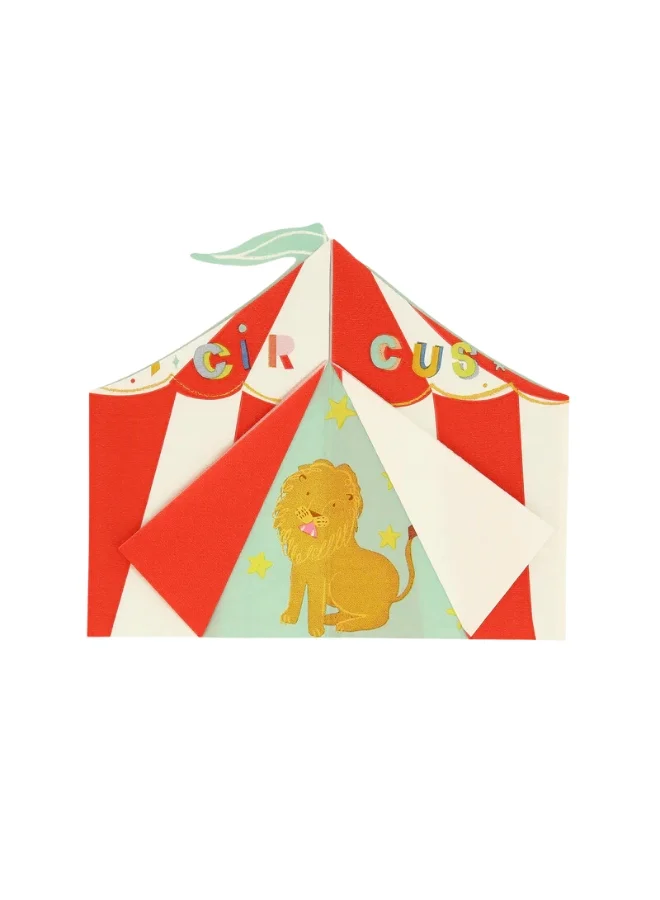 Meri Meri Circus Shaped Big Top Napkins