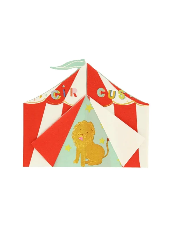 Meri Meri Circus Shaped Big Top Napkins