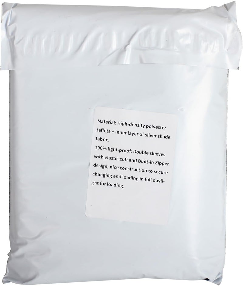 eTone Oversize Film Changing Bag Camera Dedicated Film Developing Darkroom Zipper Bag Double Layer Load Photography 27.3X28.26'' Photography Accessories (27.3X28.26) - Image 2