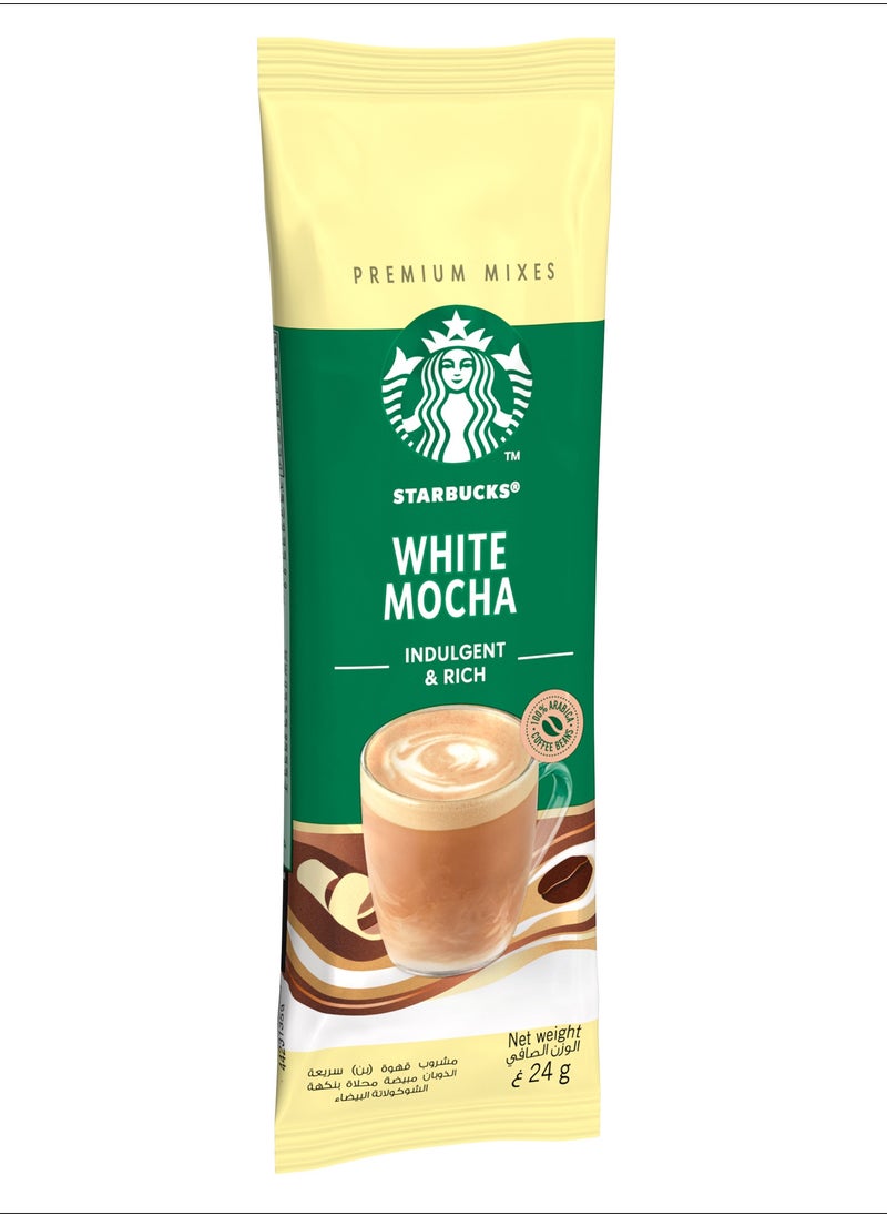 Starbucks White Mocha Premium Instant Coffee Mix Stick 24g  - Image 3