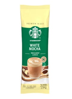 Starbucks White Mocha Premium Instant Coffee Mix Stick 24g  - Image 1