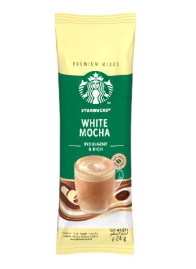 Starbucks White Mocha Premium Instant Coffee Mix Stick 24g  - Image 1