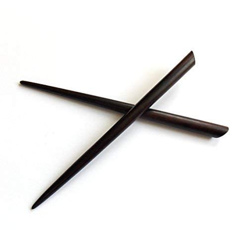 ARMAN SPOONS - Believe in Quality Royal Brown Wooden Vintage Bun Hair Stick Pin for Women (2 Piece) - Image 5