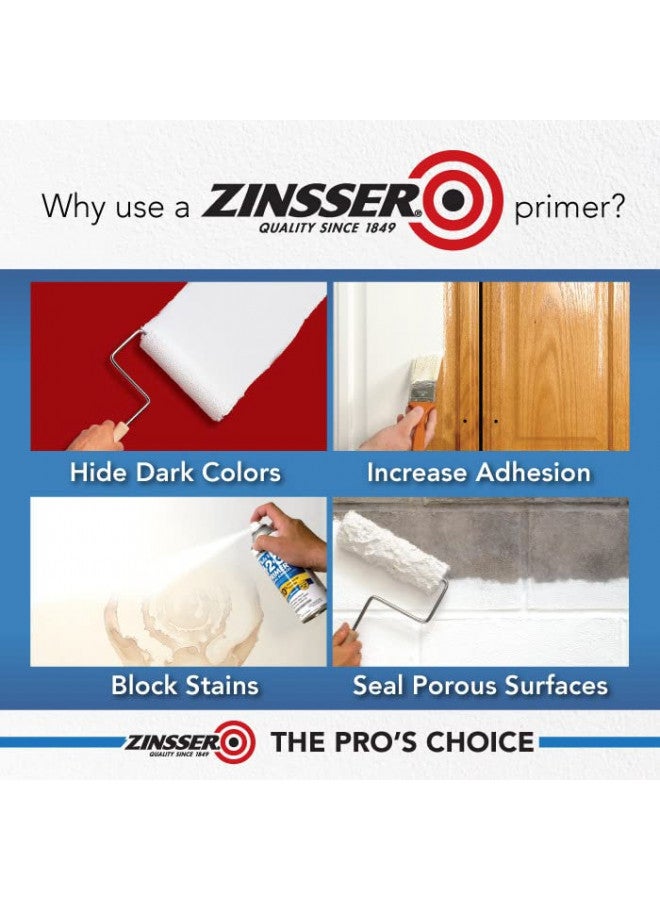 RUST-OLEUM Zinsser 3608 Cover Stain Oil Base Primer Spray, 13 oz, White - Image 3