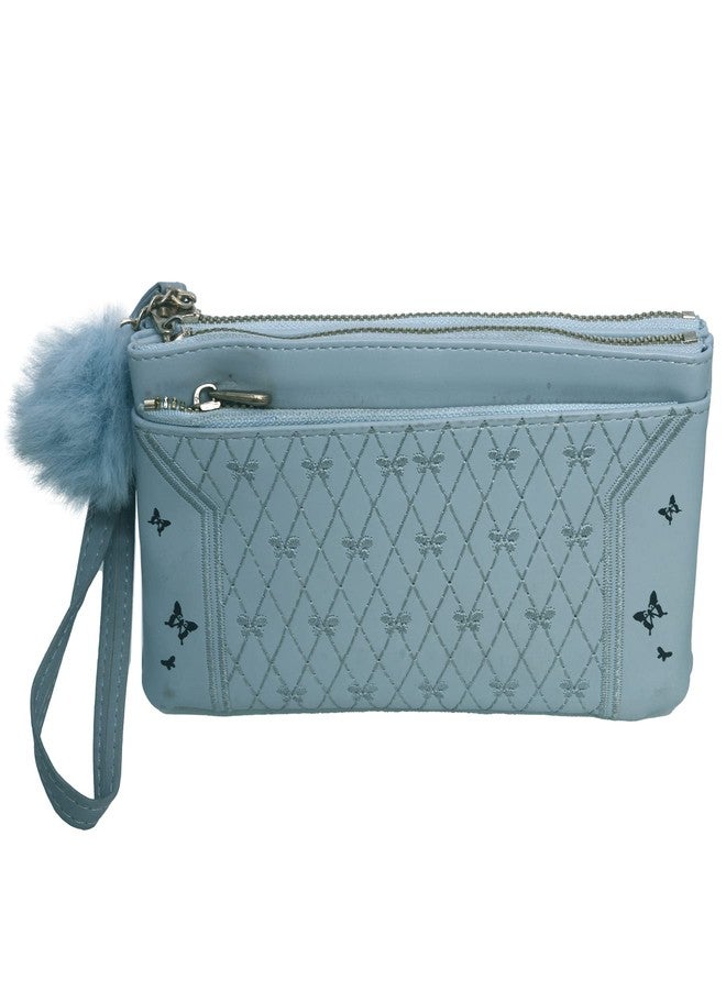 SJ Faux Leather Clutch - 10 - Image 1