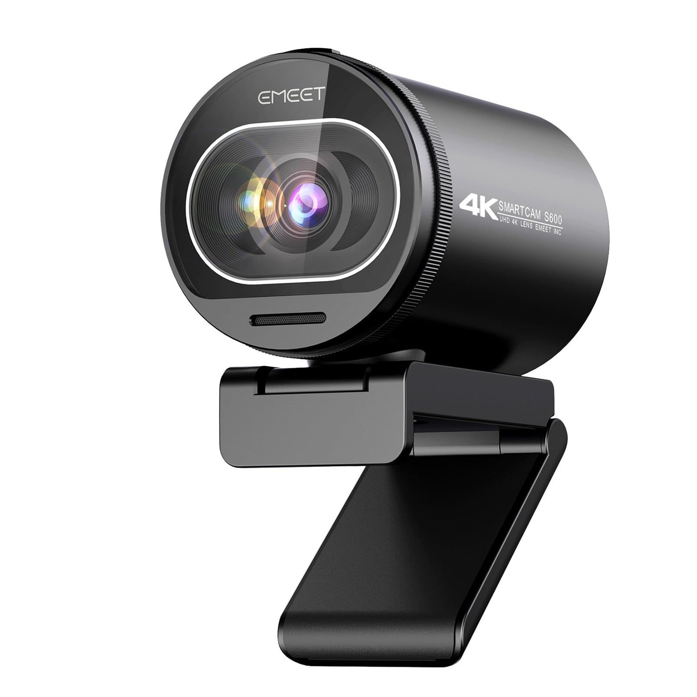 EMEET S600 4K Webcam for Streaming - Sony 1/2.55'' Sensor, PDAF Autofocus, 1080P@60FPS, 2 Noise Reduction Mics, Built-in Privacy Cover, 73° FOV, Streaming Camera for Live Commerce/Gaming/Beauty