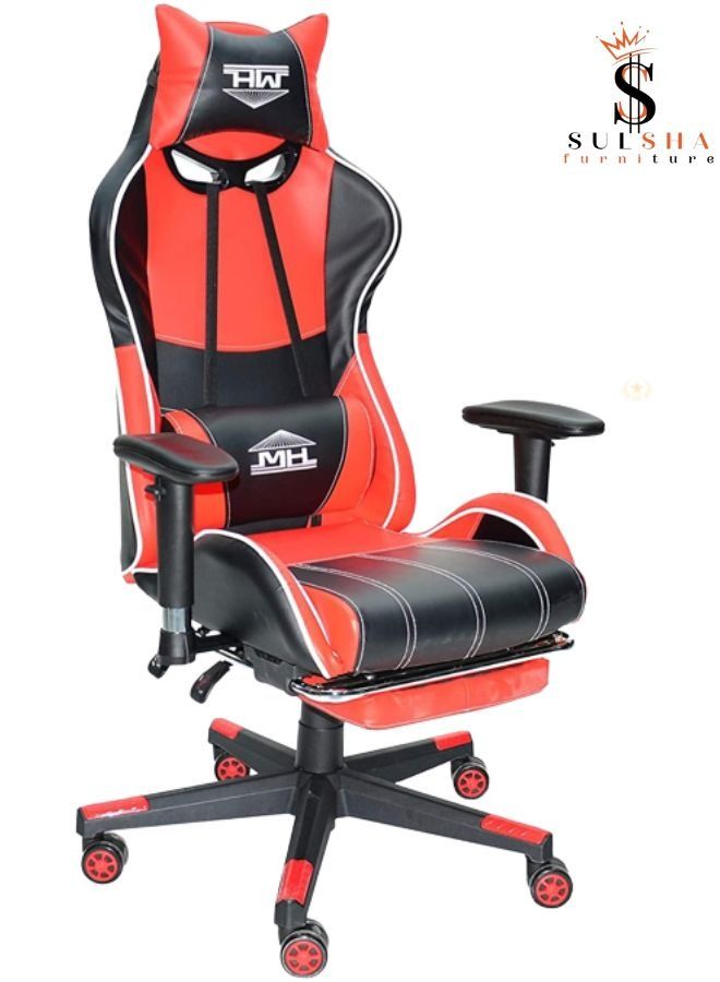 SULSHA Soft Armrest Gaming Chair with high backrest and adjustable seat height Computer chair ergonomic design office chair - Image 1