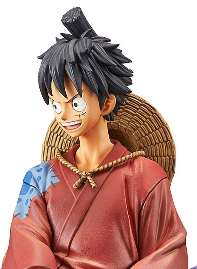 Halamodo One Piece - Standing Red Kimono Luffy Figure Model, Doll Decoration, Trendy Collectible Toy, Birthday Gift For Boys Girls, 18 cm - Image 3
