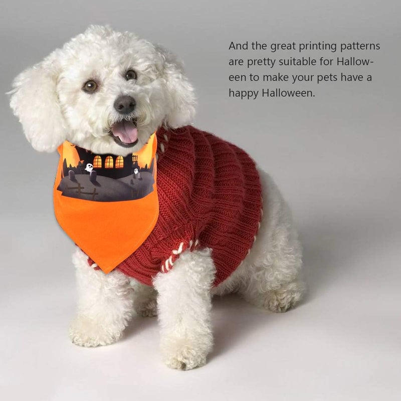 كلاراكو كلاركوه هالوين الكلب مثلث المرايل وشاح منشفة ملحق زي الكلاب الأليفة لتنكر إمدادات الحيوانات الأليفة - Image 2