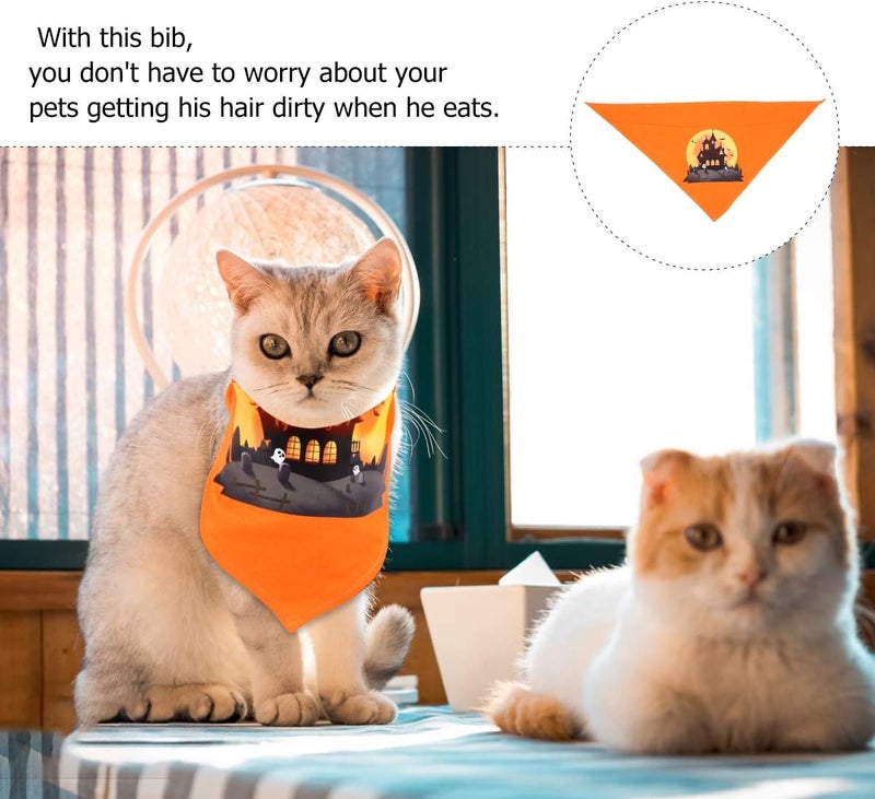 كلاراكو كلاركوه هالوين الكلب مثلث المرايل وشاح منشفة ملحق زي الكلاب الأليفة لتنكر إمدادات الحيوانات الأليفة - Image 3