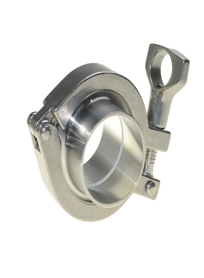 beduan وصلات أنابيب صحية من الفولاذ المقاوم للصدأ من نوع Beduan Tri Clamp (حلقة لحام + مشبك ثلاثي + حشية سيليكون) (3/4 بوصة، قطر الأنبوب الخارجي 19 مم) - Image 4