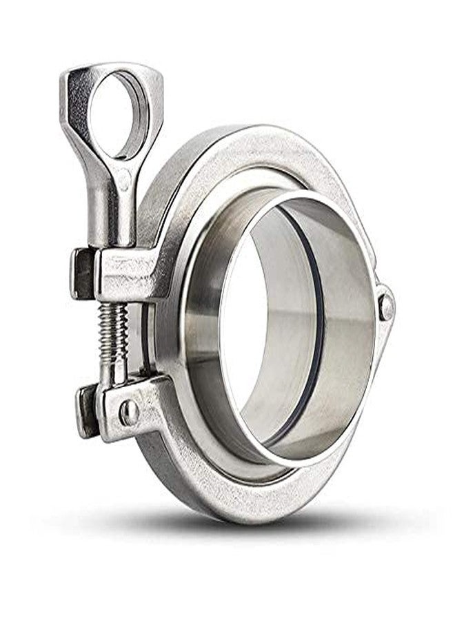 beduan وصلات أنابيب صحية من الفولاذ المقاوم للصدأ من نوع Beduan Tri Clamp (حلقة لحام + مشبك ثلاثي + حشية سيليكون) (3/4 بوصة، قطر الأنبوب الخارجي 19 مم) - Image 3