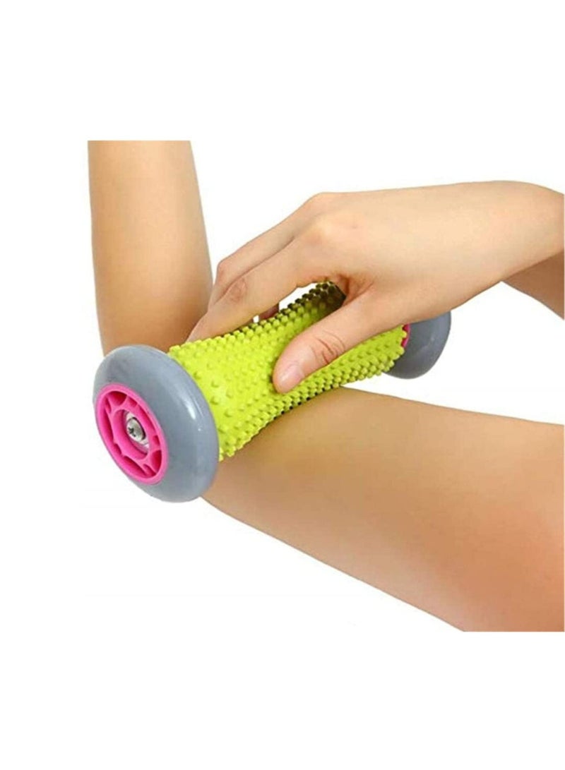 يوجا تدليك بكرة يد قدم أسطوانة يوغا ميريديان متعدّد إتجاهات اللفافة أسطوانة استرخاء أسطوانة - Image 2