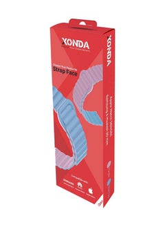 Xonda Band Double Face Apple Watch 38/40/41MM  Samsung  Huawei 20 Light Purple Blue Fog  - Image 1