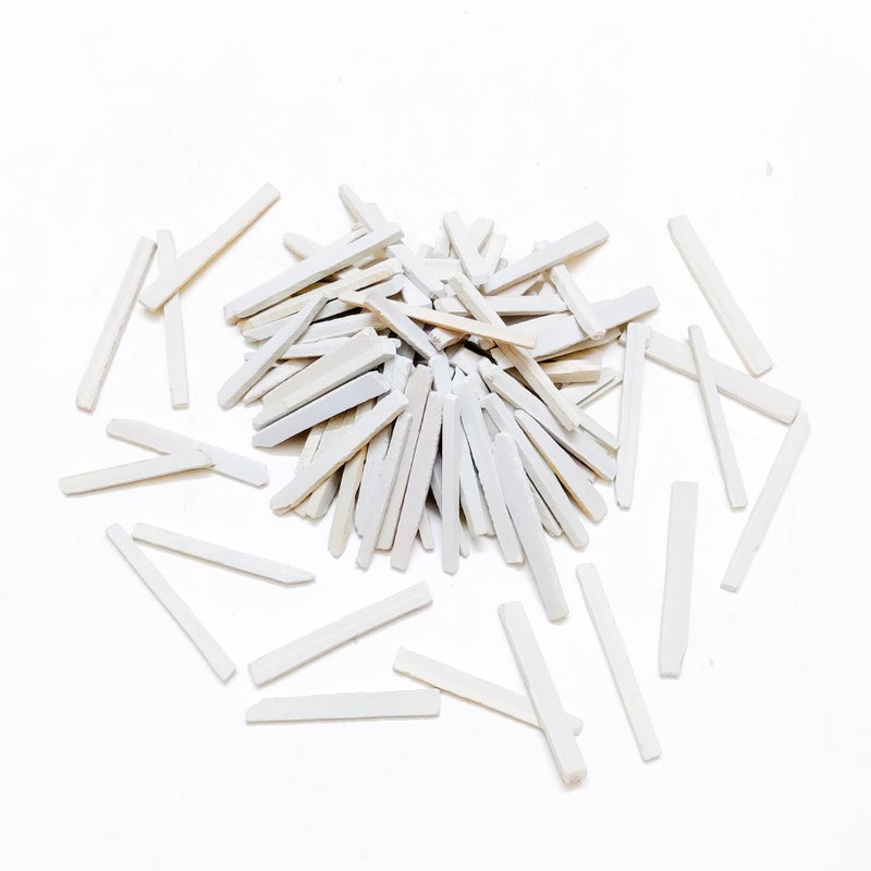 NAMAN ENTERPRISES NAMAN ENTERPRISES Slate pencil pack of 1KG white slate pencil sticks  - Image 1