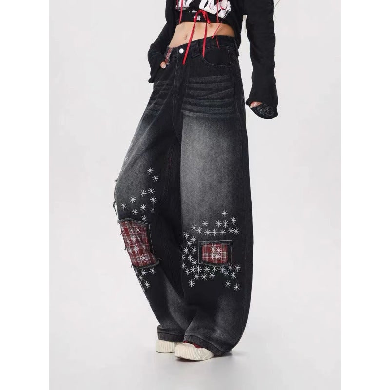 Unisex Casual Daily Denim Jeans - Image 1
