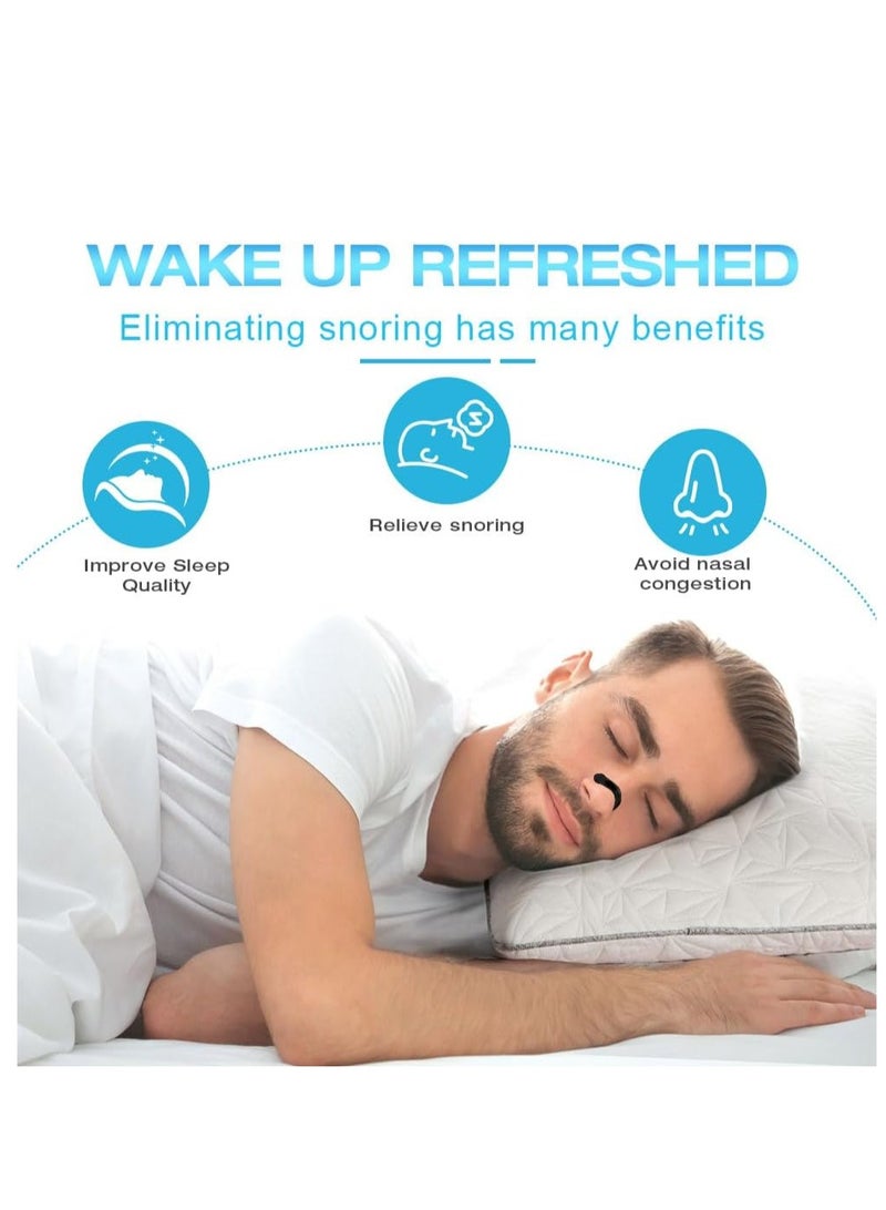 Joyeworld Magnetic Nasal Strips, 60 Magnetic Nasal Strips, Nasal Magnets, Inhalation Breathing Nasal Magnets, Stop Snoring Magnetic Nasal Clips for Home, Travel, Hotel, Business, Men and Women, White - Image 3