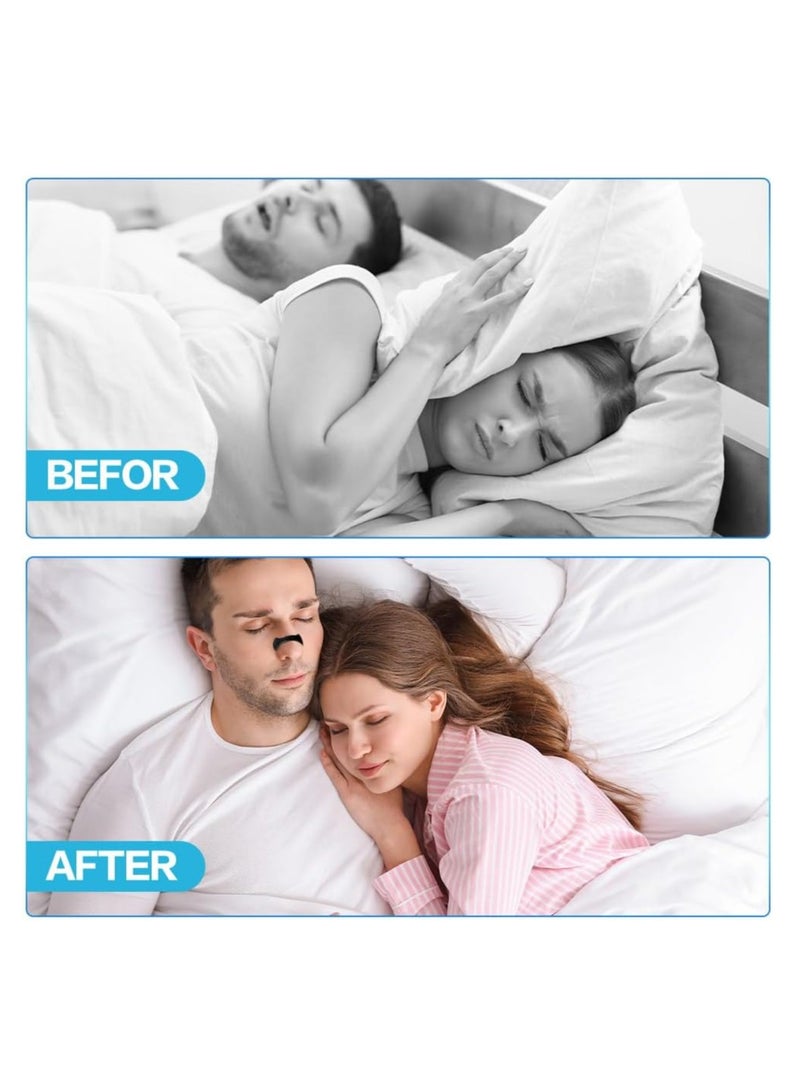 Joyeworld Magnetic Nasal Strips, 60 Magnetic Nasal Strips, Nasal Magnets, Inhalation Breathing Nasal Magnets, Stop Snoring Magnetic Nasal Clips for Home, Travel, Hotel, Business, Men and Women, White - Image 4