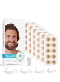 Joyeworld Magnetic Nasal Strips, 60 Magnetic Nasal Strips, Nasal Magnets, Inhalation Breathing Nasal Magnets, Stop Snoring Magnetic Nasal Clips for Home, Travel, Hotel, Business, Men and Women, White  - Image 1