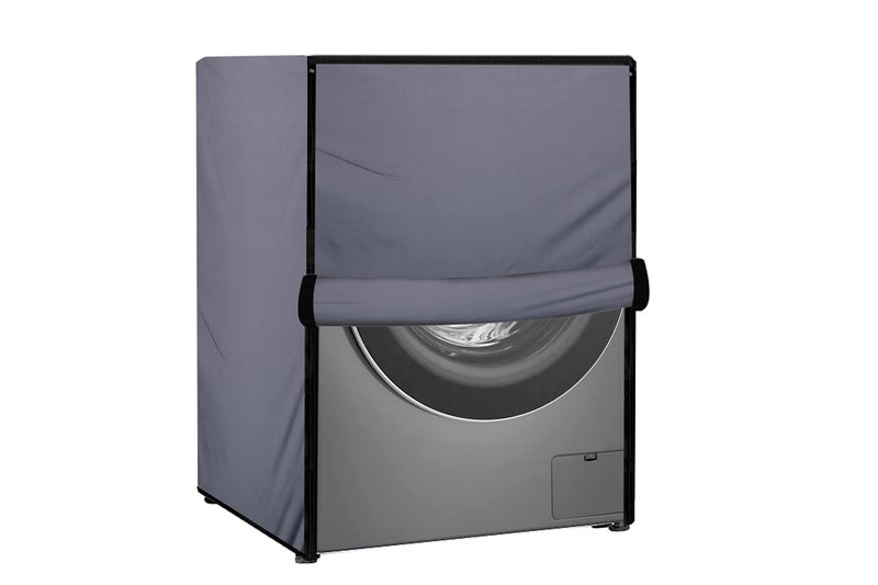 Wings Star Polyester Front Load Washing Machine Cover Suitable For Bosch 5.5 Kg, 6 Kg (50X63X81 Cms, Grey) - Image 5