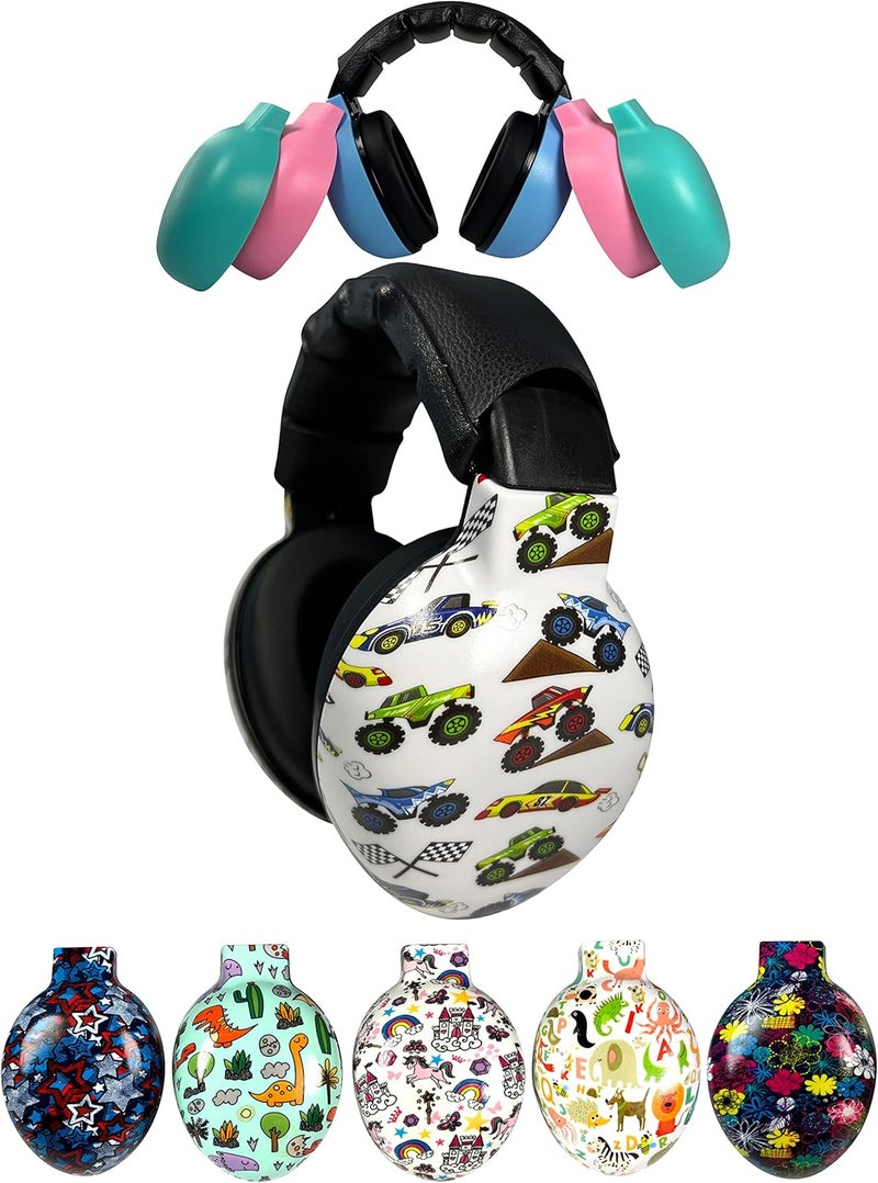 ZIPZ Store Baby & Toddler Earmuffs - Baby Headphones for Noise - ANSI-Certified Ear Protection - Safe for Soft Spots - 0-4 yrs - Image 1