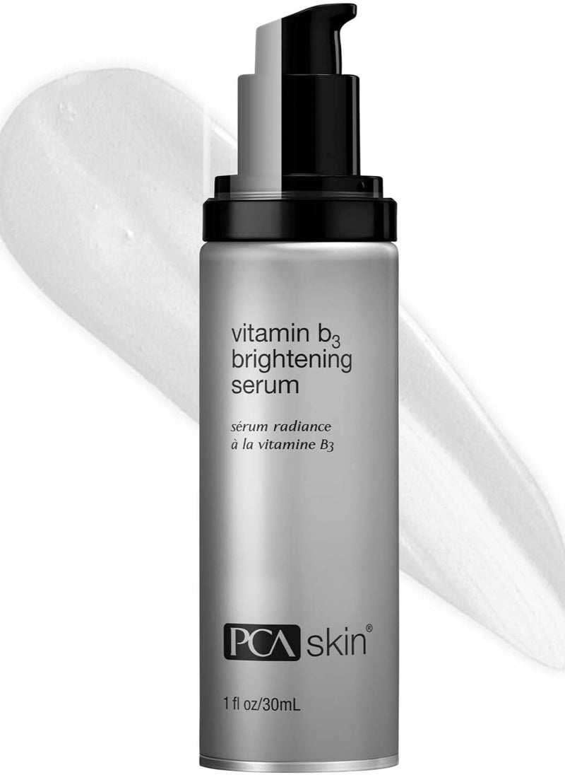 PCA SKIN Vitamin B3 Brightening Serum, Anti Aging Serum for Dark Spots and Skin Discoloration, Made with Hydrating Niacinamide and Antioxidants, Helps Minimize Redness and Uneven Skin Tones, 1.0 Pump