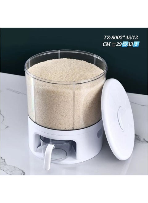 plastic Kitchen Grains Food Dispenser Clear
