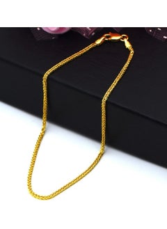 Gold Zone Real Gold Wide Wheat Bracelet HSPRTDK 4170 BR1468  - Image 2