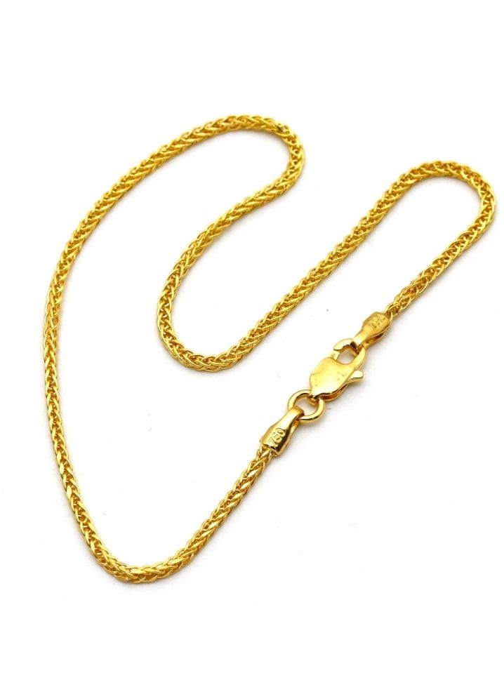 Gold Zone Real Gold Wide Wheat Bracelet HSPRTDK 4170 BR1468 - Image 3