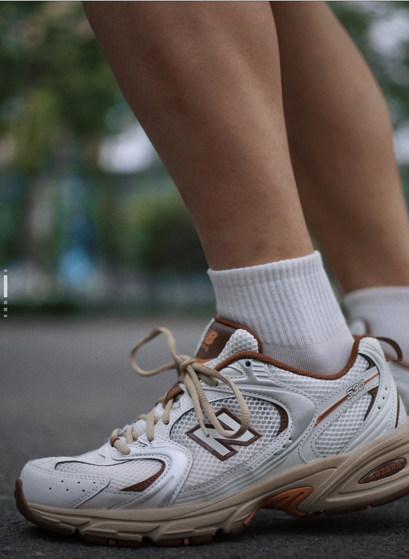 New Balance 530 Casual Shoes Beige/Brown For Men/Women/Students - Image 4