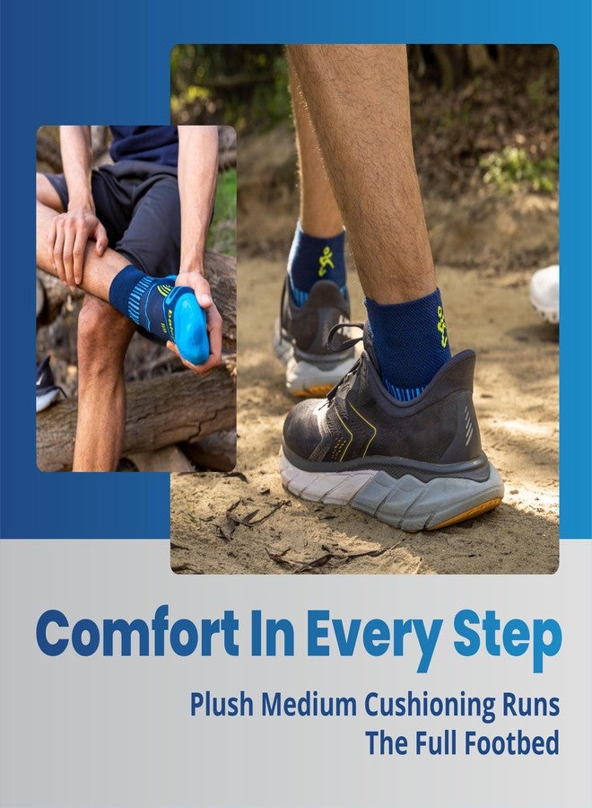 Balega Enduro Arch Support Performance Crew Athletic Running Socks for Men and Women (1 Pair), Black, Medium - Image 2