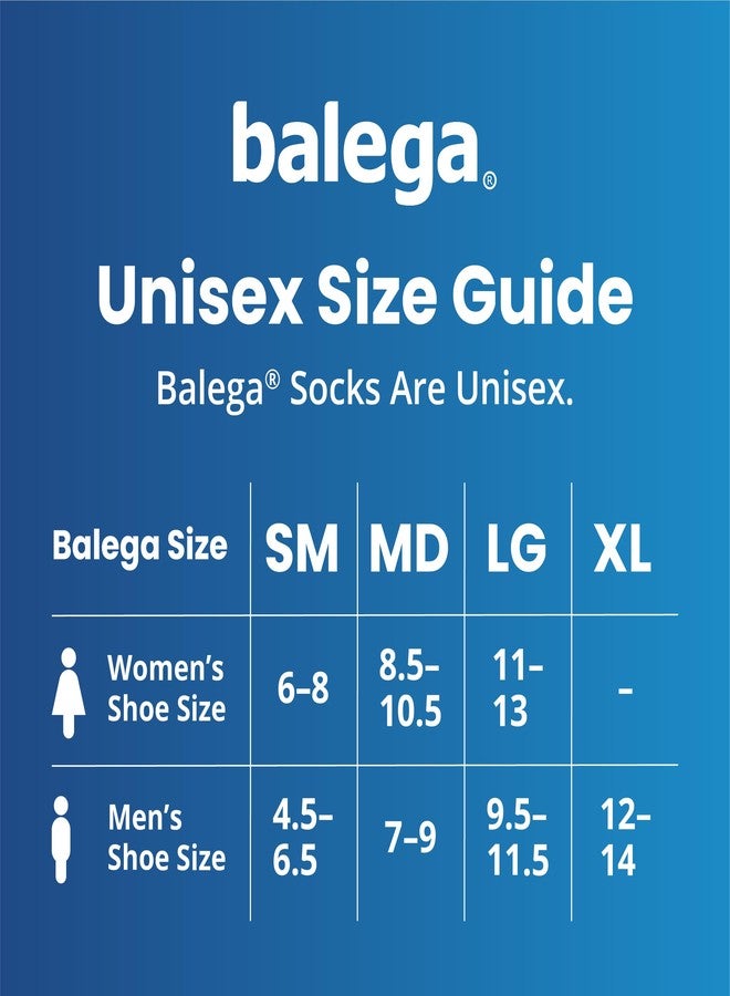 Balega Enduro Arch Support Performance Crew Athletic Running Socks for Men and Women (1 Pair), Black, Medium - Image 4