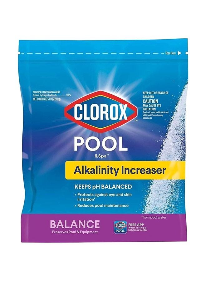 Clorox® Pool&Spa™ Swimming Pool Alkalinity Increaser, Keeps pH Balanced, 5LB (Pack of 1)