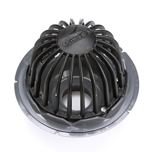 Oatey 78023 PVC Roof Drain with Cast Iron Dome, 3-Inch, Black - Image 3