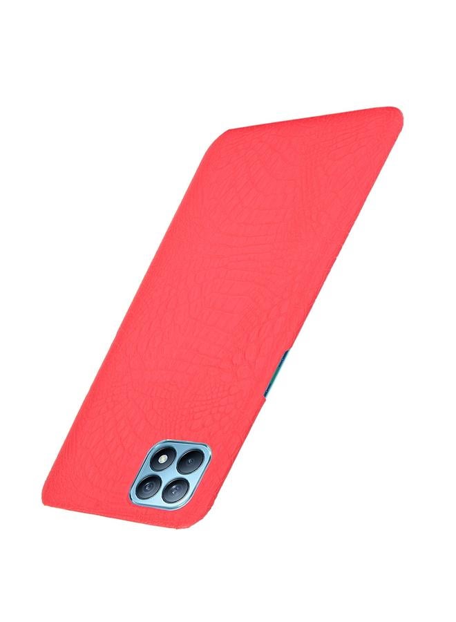 اس-توب جراب لهاتف OPPO Reno4 SE مقاوم للصدمات من جلد التمساح PC + جراب PU - Image 3