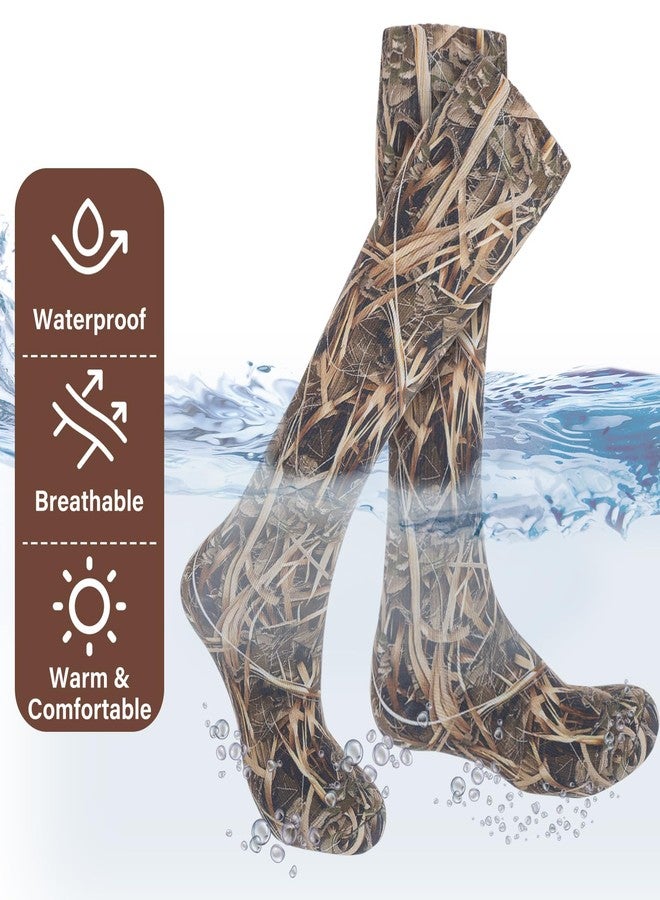 Cutecrop Men Waterproof Duck Hunting Gear Wader Sock Breathable Waterfowl Fishing Knee-high for Outdoor Winter Duck Hunting(XL) - Image 3